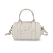 MARC JACOBS ショルダーバッグ THE LEATHER DUFFLE BAG MINI ホワイト ハンドバッグ 2WAY 2S4HCR032H02