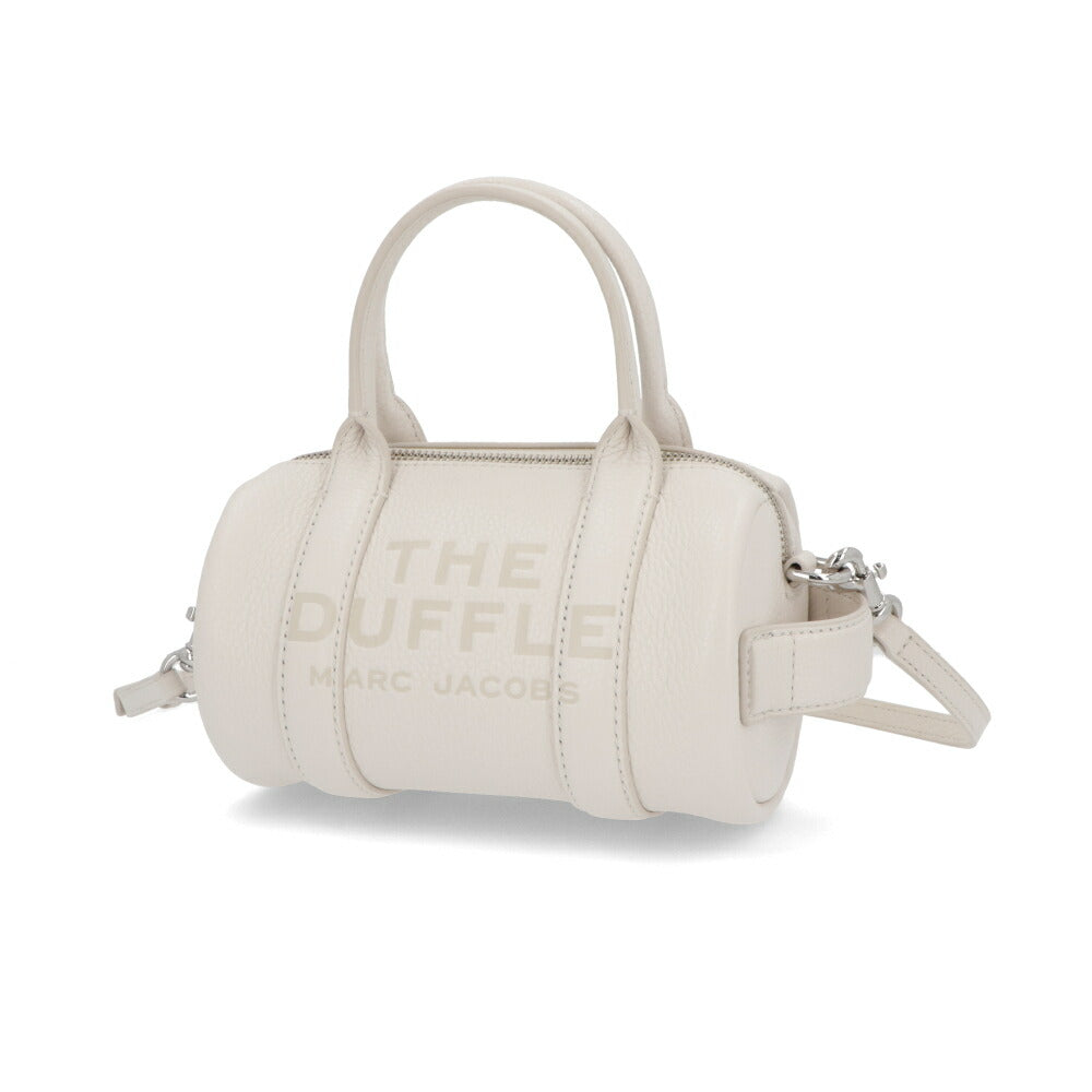 MARC JACOBS ショルダーバッグ THE LEATHER DUFFLE BAG MINI ホワイト ハンドバッグ 2WAY 2S4HCR032H02