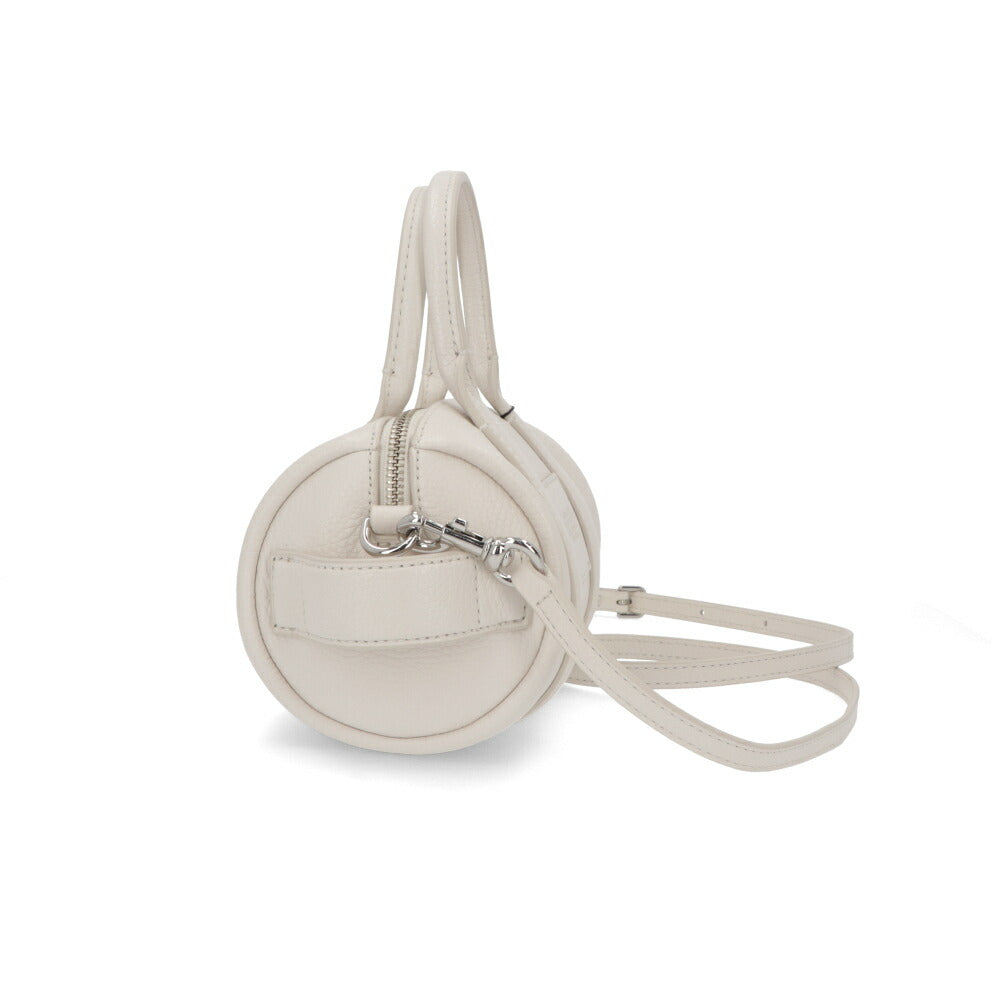 MARC JACOBS ショルダーバッグ THE LEATHER DUFFLE BAG MINI ホワイト ハンドバッグ 2WAY 2S4HCR032H02