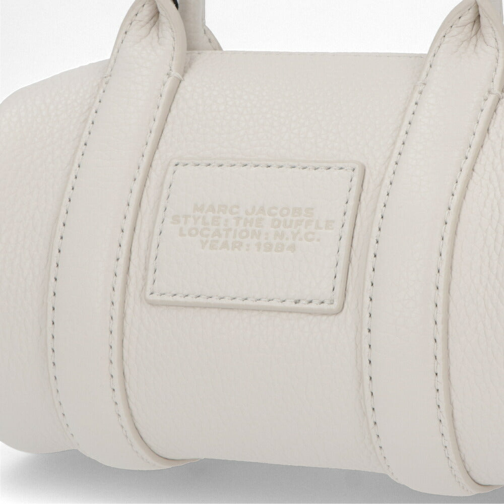 MARC JACOBS ショルダーバッグ THE LEATHER DUFFLE BAG MINI ホワイト ハンドバッグ 2WAY 2S4HCR032H02