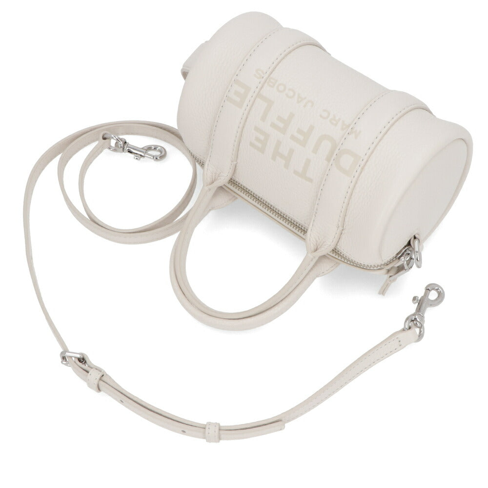 MARC JACOBS ショルダーバッグ THE LEATHER DUFFLE BAG MINI ホワイト ハンドバッグ 2WAY 2S4HCR032H02