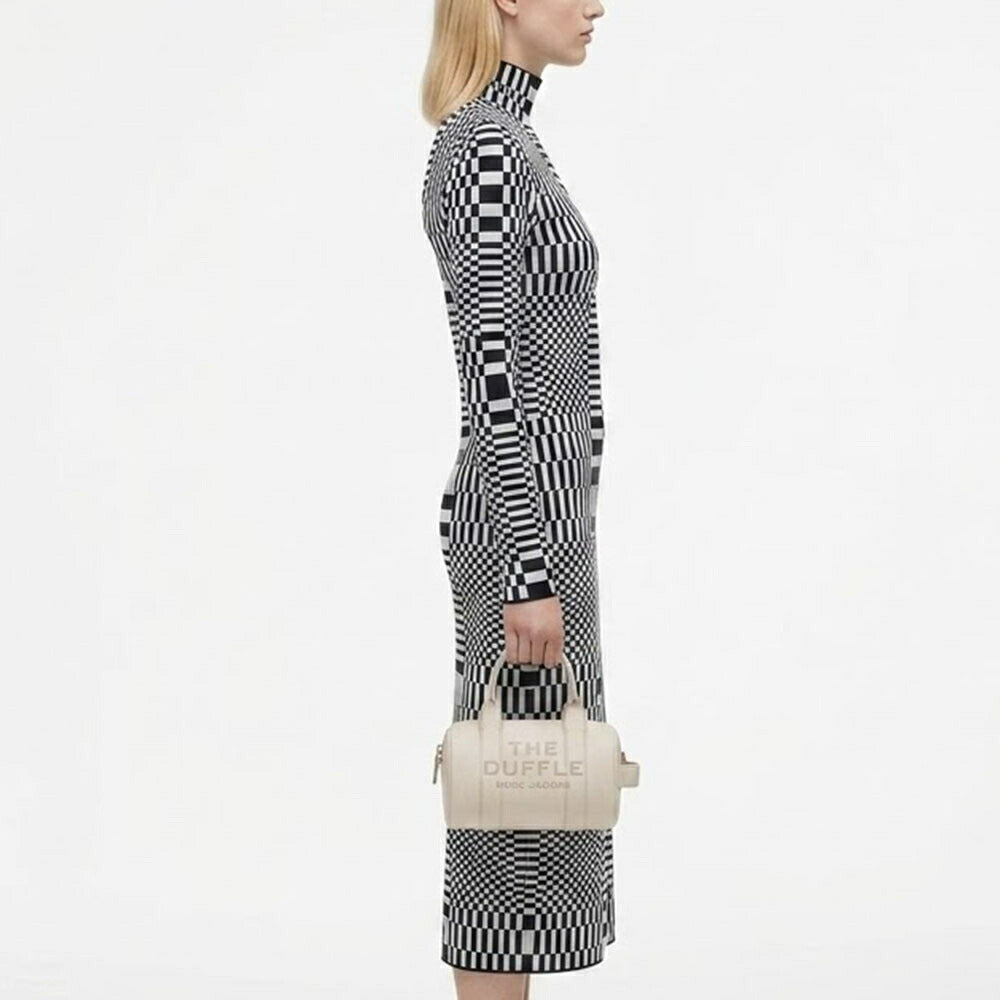 MARC JACOBS ショルダーバッグ THE LEATHER DUFFLE BAG MINI ホワイト ハンドバッグ 2WAY 2S4HCR032H02