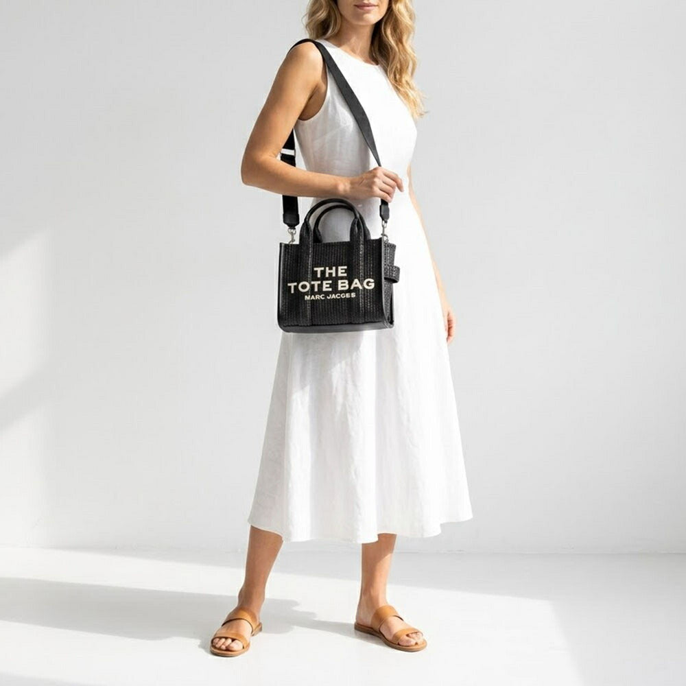 MARC JACOBS ショルダーバッグ  ブラック トートバッグ 2WAY サマーバッグ 2S4HTT058H03