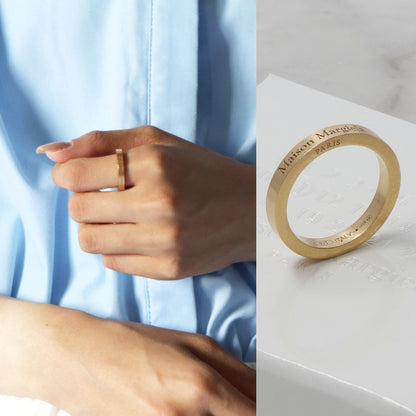 Maison Margiela ロゴリング シルバー925