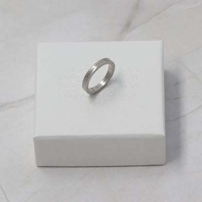 Maison Margiela ロゴリング シルバー925