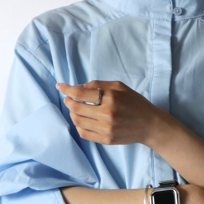 Maison Margiela ロゴリング シルバー925