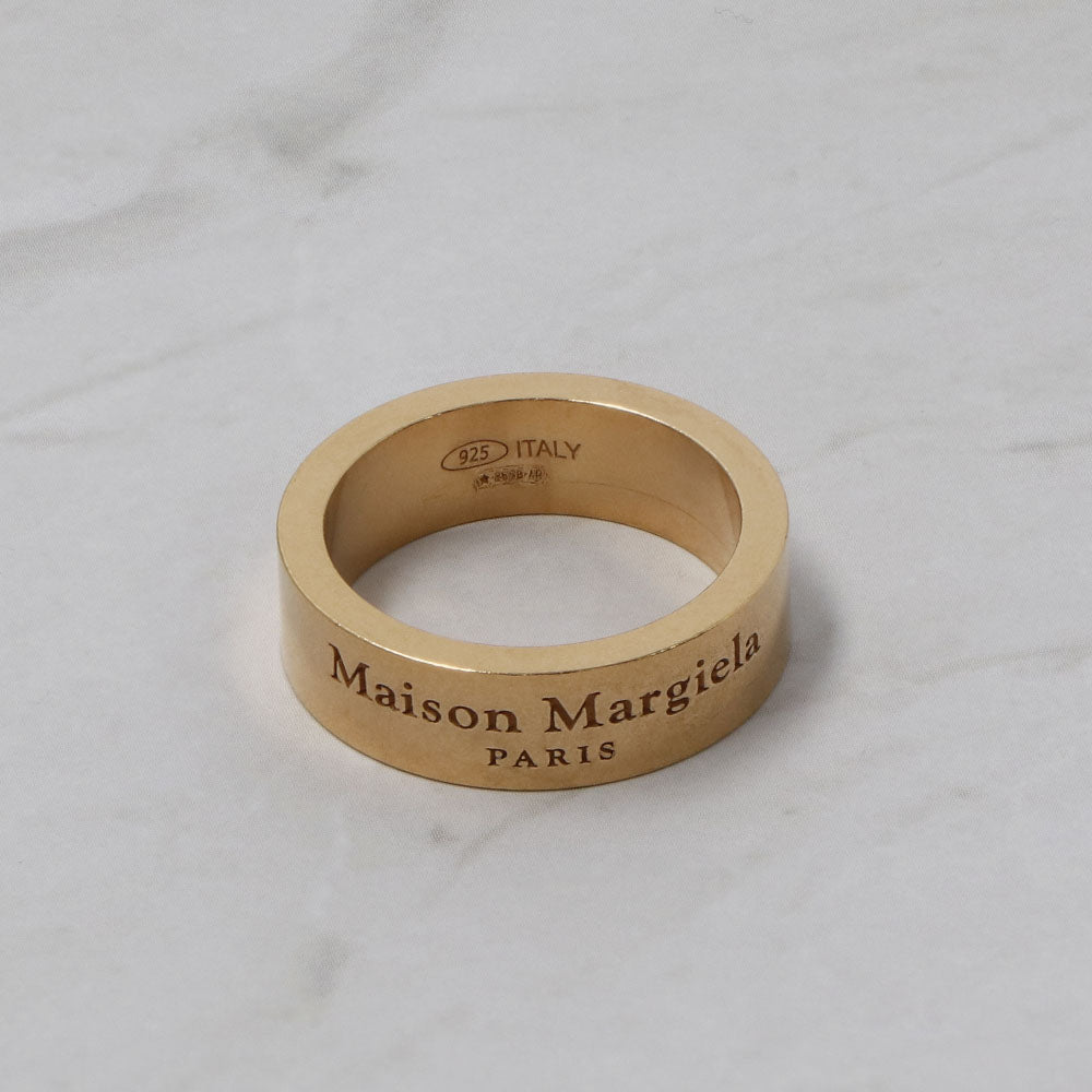 メゾン マルジェラ Maison Margiela 指輪・リング SM1UQ0081 SV0158 950 ゴールド メンズ レディース ロゴリング