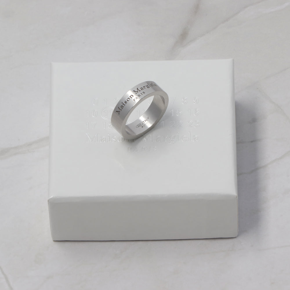 Maison Margiela ロゴリング シルバー925 ミディアム幅
