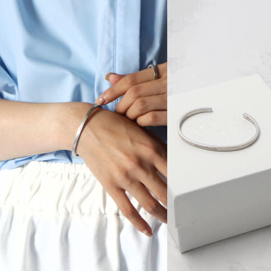 Maison Margiela ロゴブレスレット シルバー925