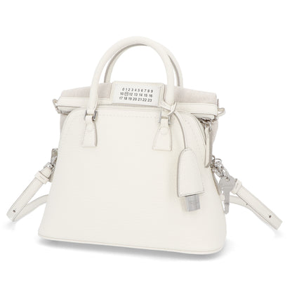 Maison Margiela 5AC ミニ ホワイト カーフ フォーステッチ