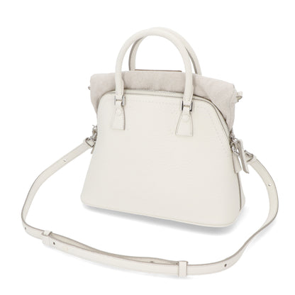 Maison Margiela 5AC ミニ ホワイト カーフ フォーステッチ