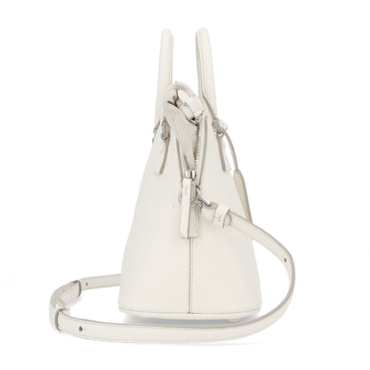 Maison Margiela 5AC ミニ ホワイト カーフ フォーステッチ