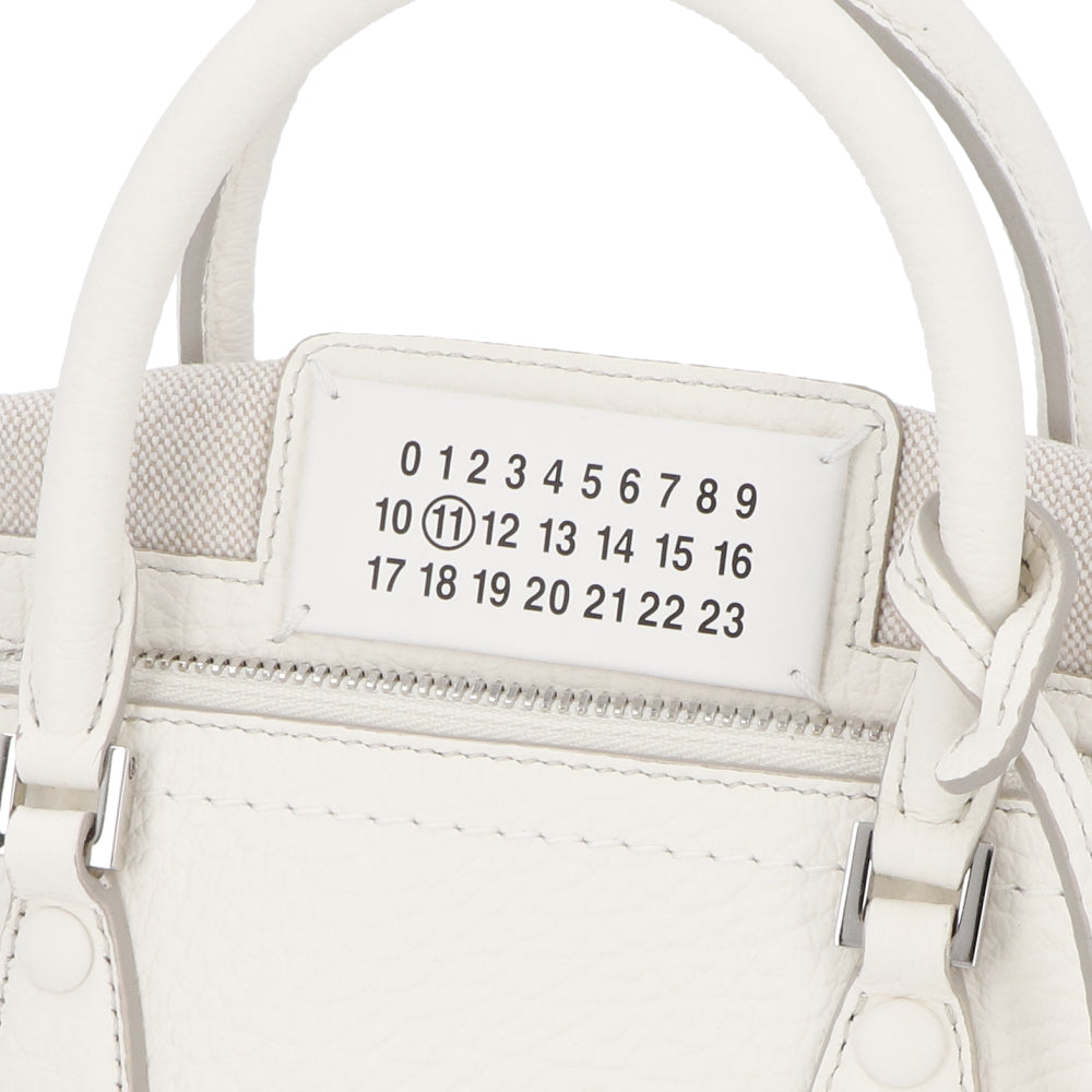 Maison Margiela 5AC ミニ ホワイト カーフ フォーステッチ