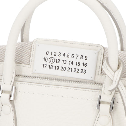 Maison Margiela 5AC ミニ ホワイト カーフ フォーステッチ