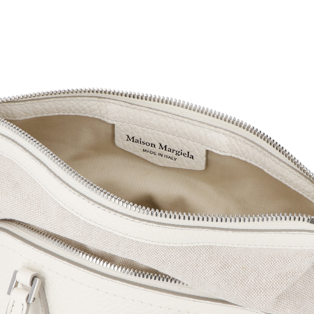 Maison Margiela 5AC ミニ ホワイト カーフ フォーステッチ