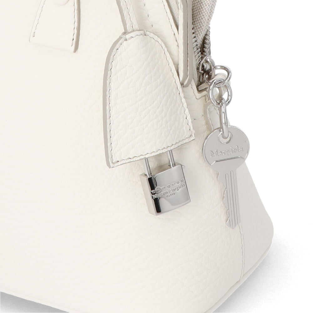 Maison Margiela 5AC ミニ ホワイト カーフ フォーステッチ