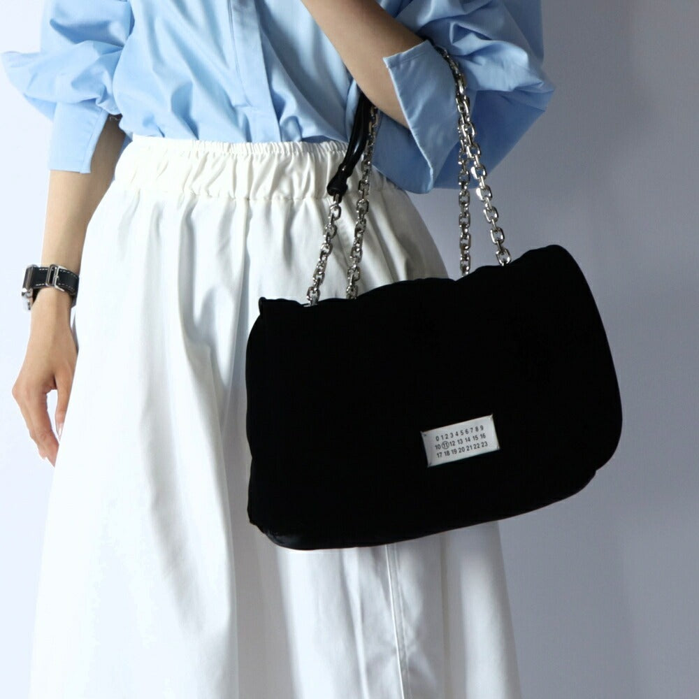 Maison Margiela グラムスラムフラップ ミディアム ブラック