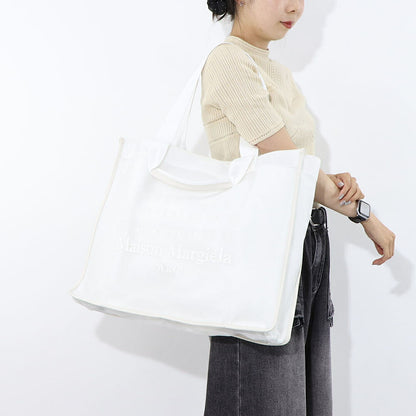Maison Margiela トートバッグ ホワイト ナンバーロゴ