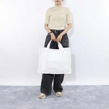Maison Margiela トートバッグ ホワイト ナンバーロゴ