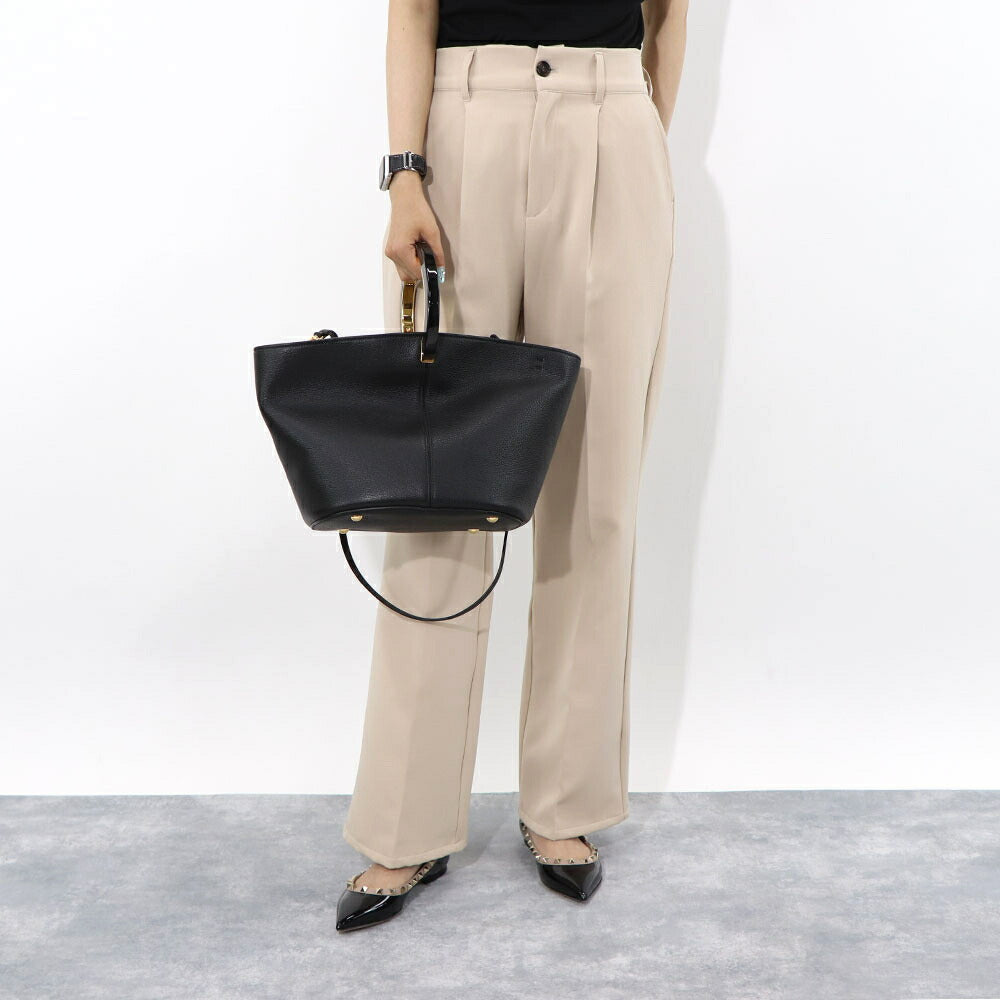 マルニ MARNI バッグ ショルダーバッグ レディース PANNIER HAND BAG ブラック カーフスキン 2Way ハンドバッグ クロスボディバッグ ロゴ ゴールド金具 SCMP0067U0 LV688 Z2N99