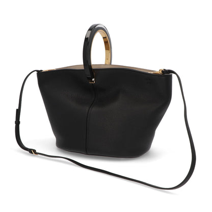 マルニ MARNI バッグ ショルダーバッグ レディース PANNIER HAND BAG ブラック カーフスキン 2Way ハンドバッグ クロスボディバッグ ロゴ ゴールド金具 SCMP0067U0 LV688 Z2N99