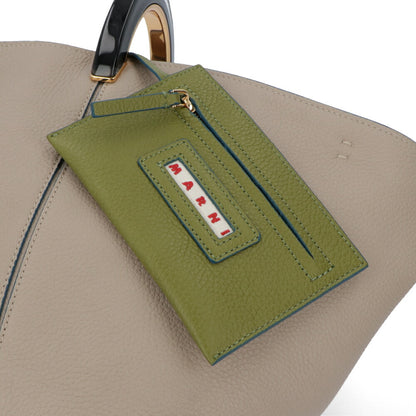 マルニ MARNI バッグ ショルダーバッグ レディース PANNIER HAND BAG ベージュ カーフスキン 2Way ハンドバッグ クロスボディバッグ ロゴ ゴールド金具 SCMP0067U0 LV688 Z2O15