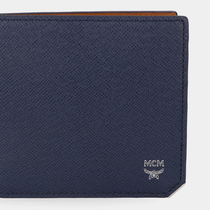 エムシーエム MCM MXC8ALL45 VY カードケース/マネークリップ ネイビー メンズ  新品