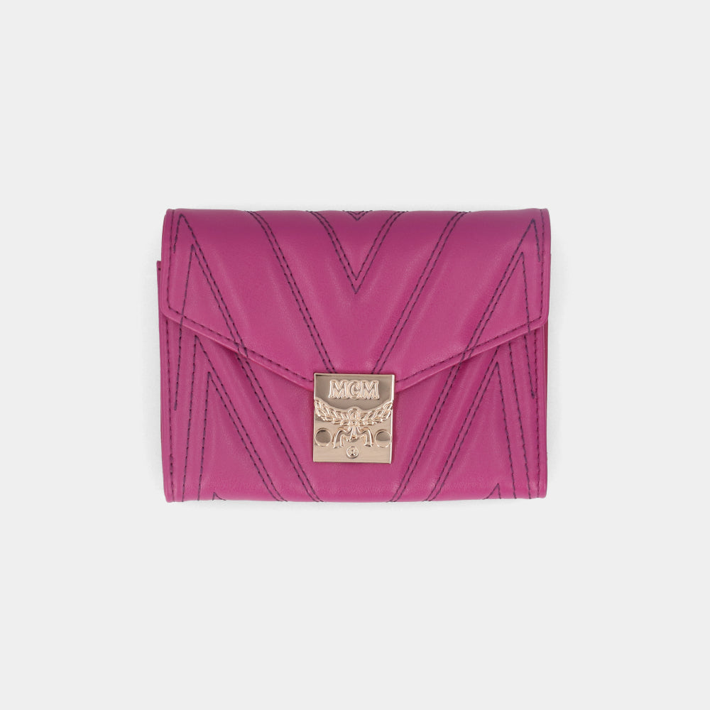 エムシーエム MCM MYS8APA83 財布 パープル レディース