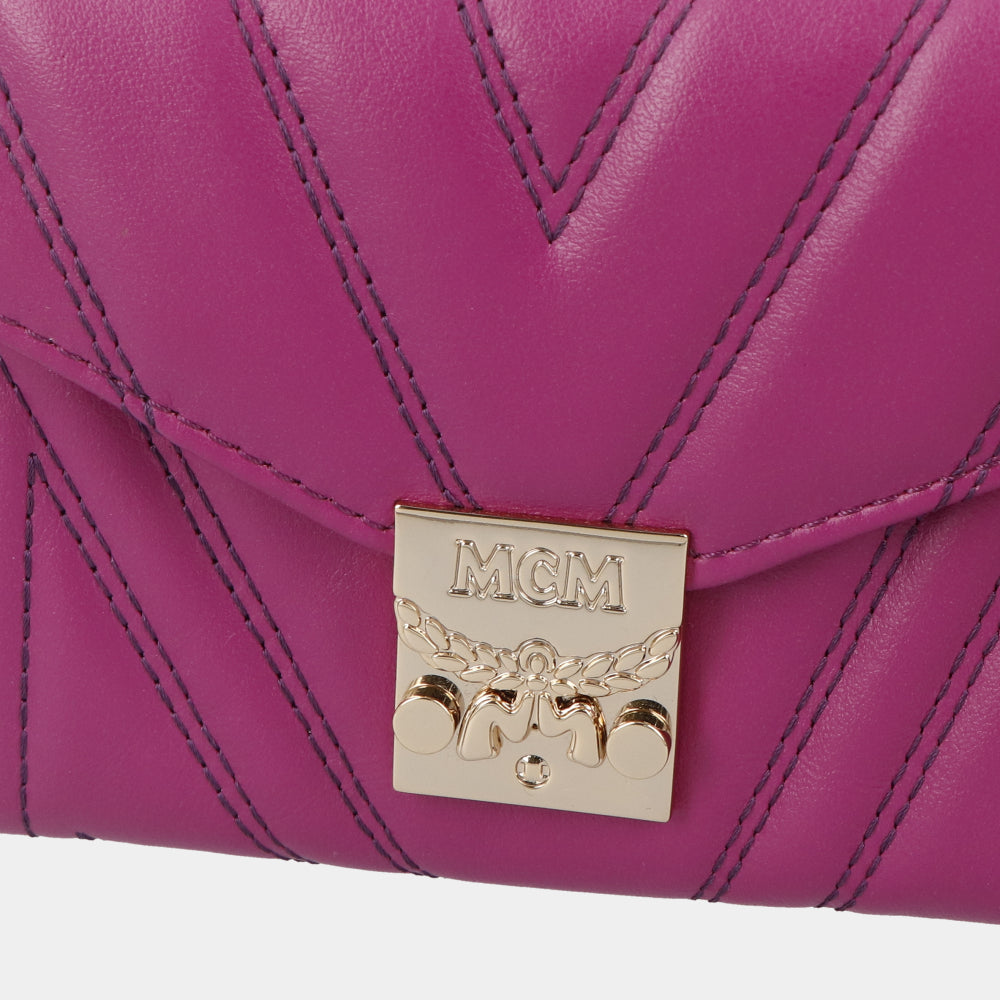 エムシーエム MCM MYS8APA83 財布 パープル レディース