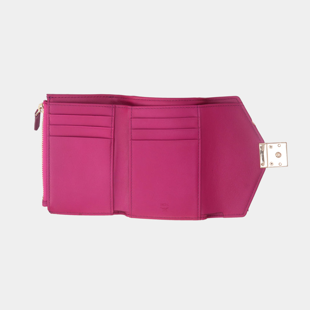 エムシーエム MCM MYS8APA83 財布 パープル レディース