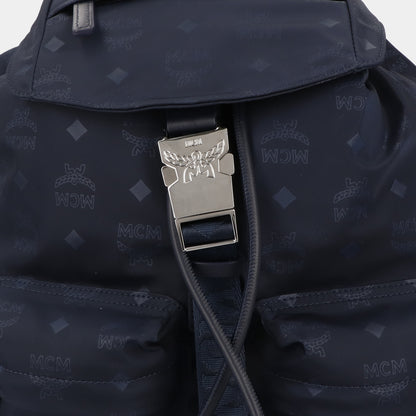 エムシーエム MCM MUK7ADT17 VA リュック ネイビー