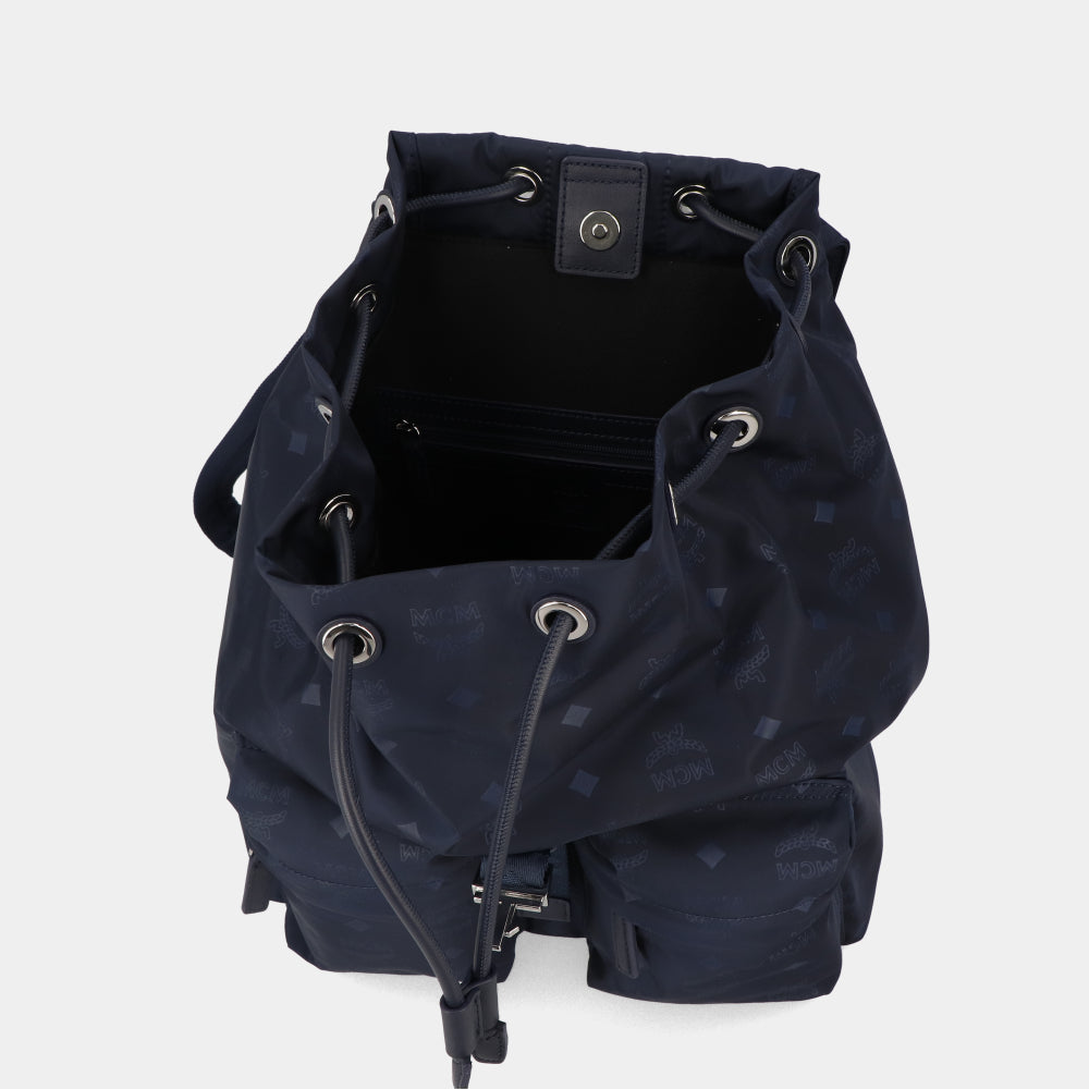 エムシーエム MCM MUK7ADT17 VA リュック ネイビー