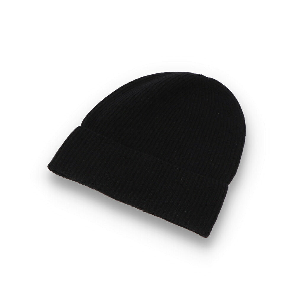 MONCLER モンクレール ユニセックス 帽子 ニット帽 ブラック ウール カシミヤ ニットキャップ ビーニー 3B00074 M1900