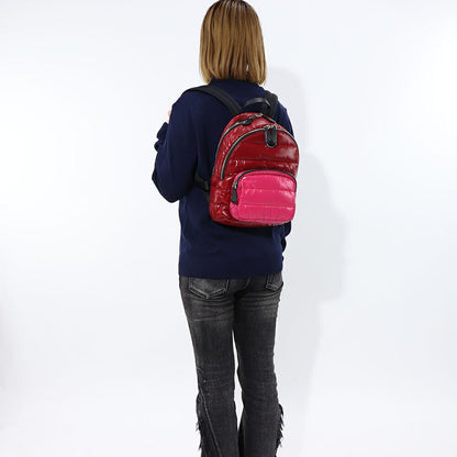MONCLER バックパック KILIA MM レッド×ピンク ナイロン