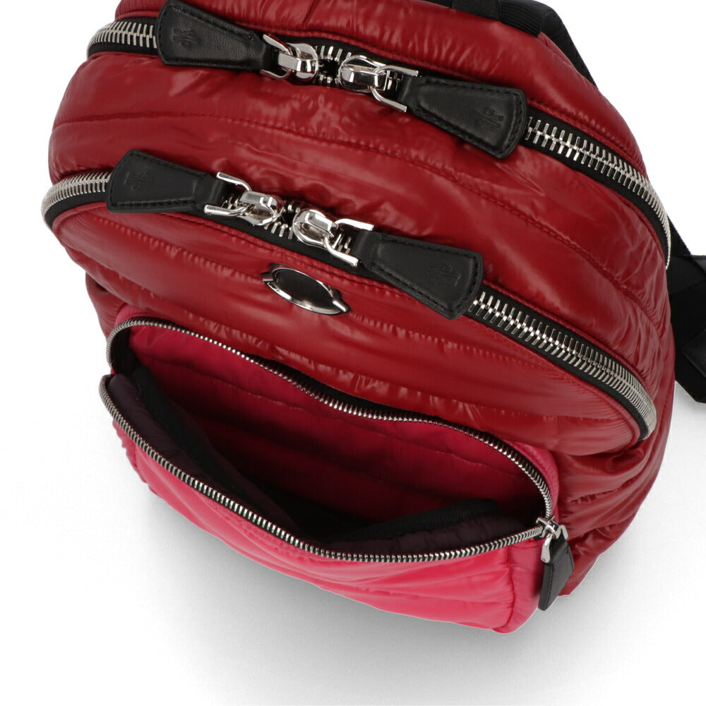 MONCLER バックパック KILIA MM レッド×ピンク ナイロン