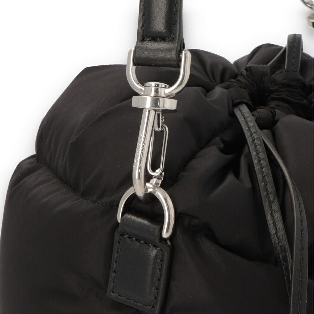 MONCLER モンクレール レディース バッグ ショルダーバッグ Caradoc ブラック 巾着バッグ パディング 5I00002 M6275