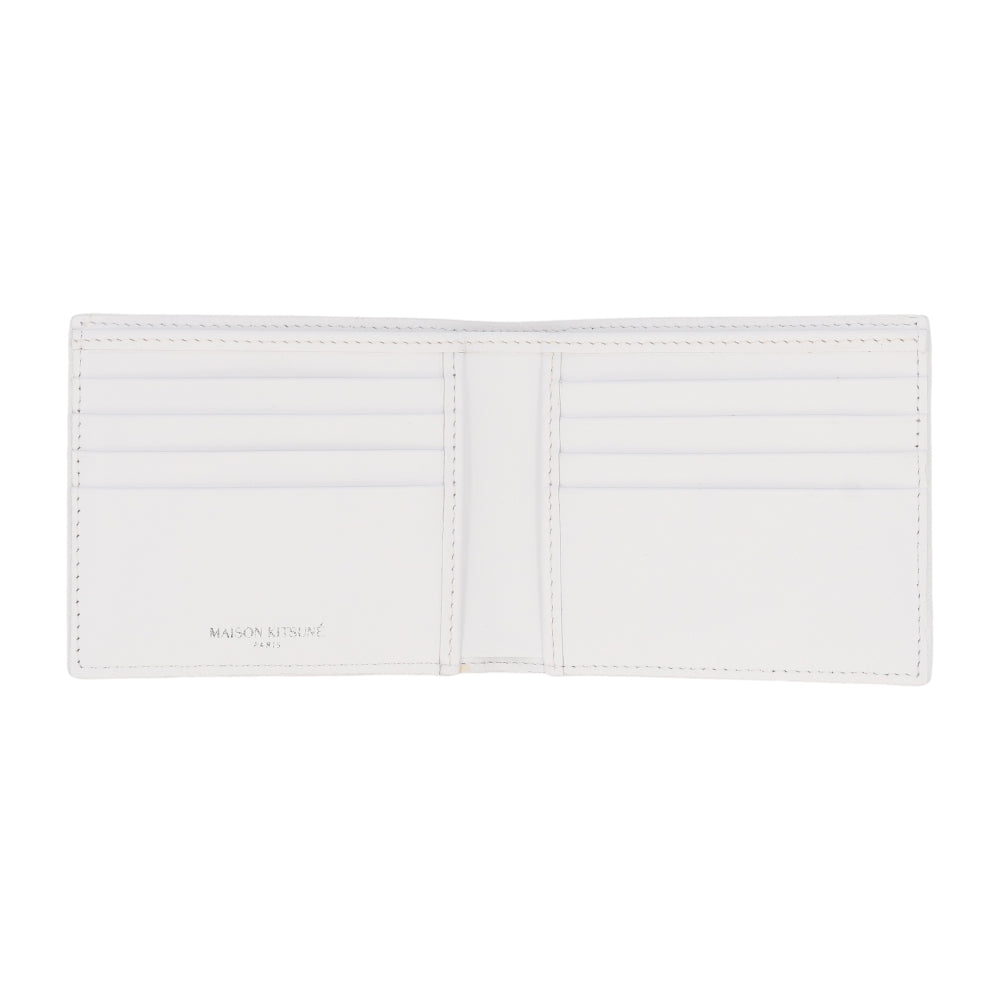メゾン キツネ 二つ折り財布 ホワイト ロゴ ユニセックス – LE CHIEN