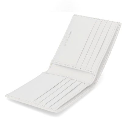 メゾン キツネ 二つ折り財布 ホワイト ロゴ ユニセックス