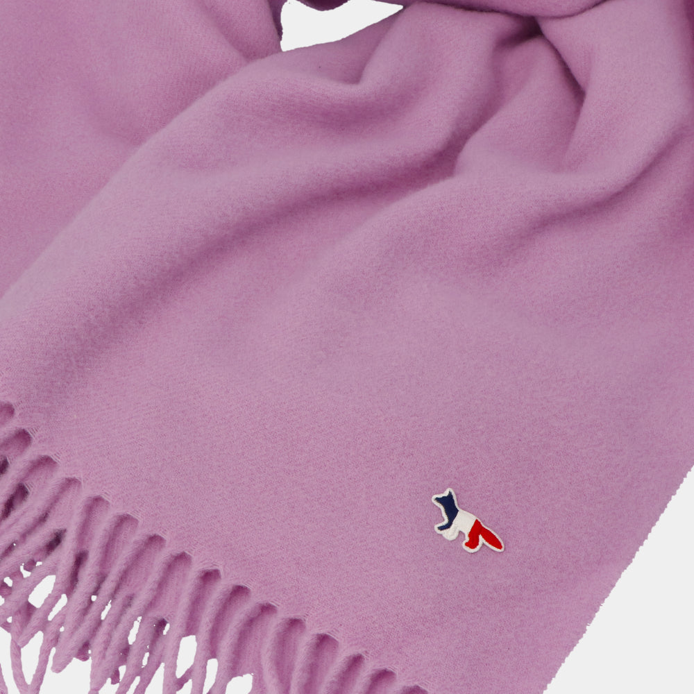 メゾン キツネ MAISON KITSUNE  ストール ライラック