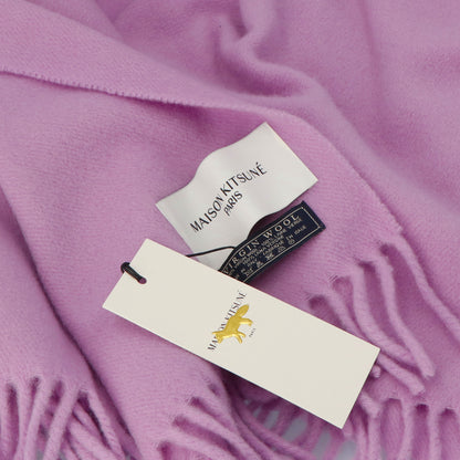 メゾン キツネ MAISON KITSUNE  ストール ライラック