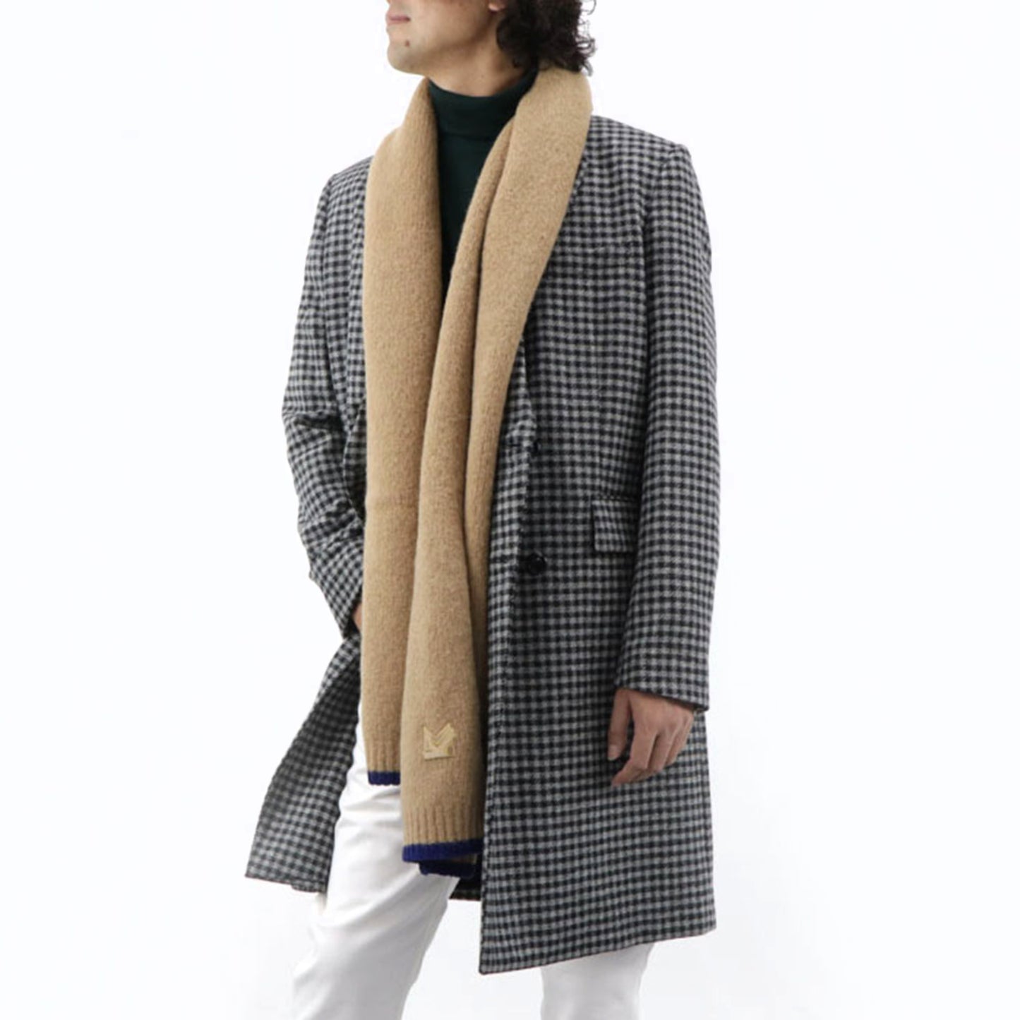 メゾン キツネ MAISON KITSUNE ストール ベージュ