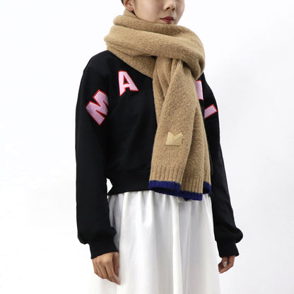 メゾン キツネ MAISON KITSUNE ストール ベージュ