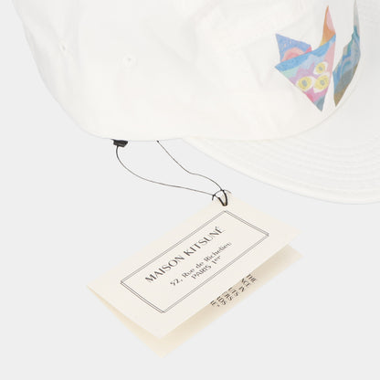 メゾン キツネ SPKNU06100 キャップ 帽子 ホワイト