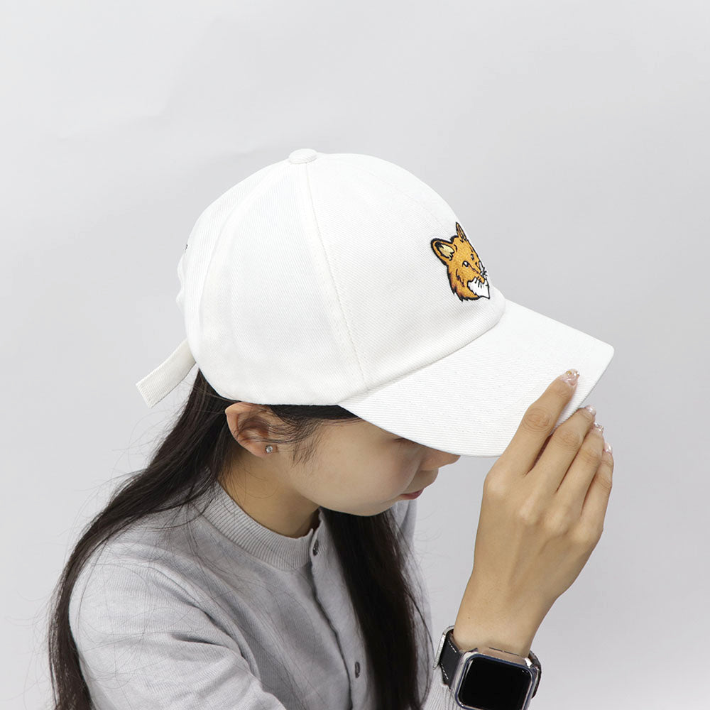 メゾン キツネ LM06103WW0087 キャップ ホワイト