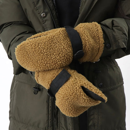 メゾン キツネ MAISON KITSUNE 手袋 ミトン ボア