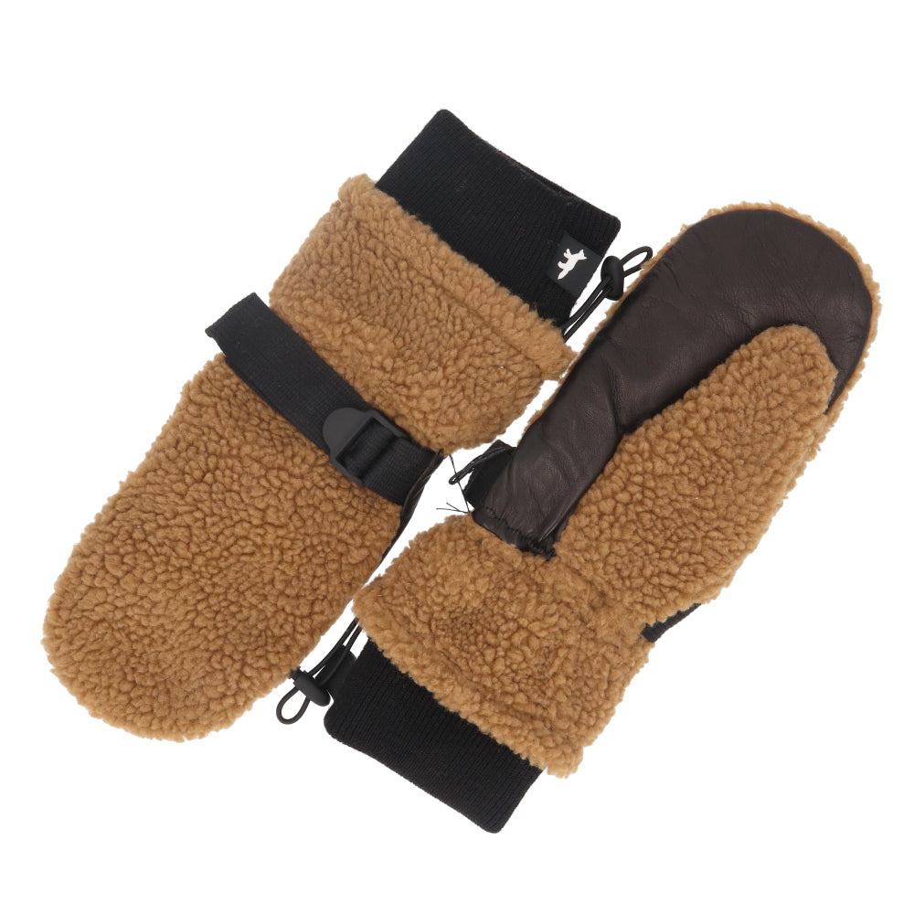 メゾン キツネ MAISON KITSUNE 手袋 ミトン ボア