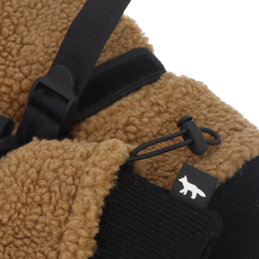 メゾン キツネ MAISON KITSUNE 手袋 ミトン ボア