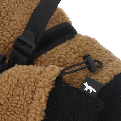 メゾン キツネ MAISON KITSUNE 手袋 ミトン ボア