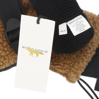 メゾン キツネ MAISON KITSUNE 手袋 ミトン ボア