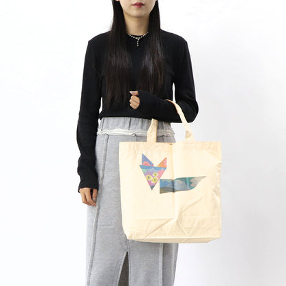 メゾン キツネ SPKNU05000 トートバッグ オレンジ系